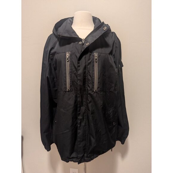 Kenneth Cole Men's Lightweight windbreaker Jacket Size XL Black - Picture 1 of 5